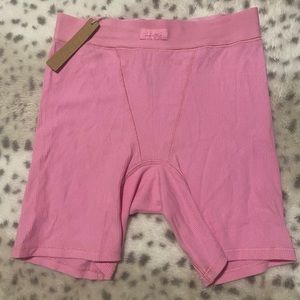 Skims Pink Soft Lounge Boxer